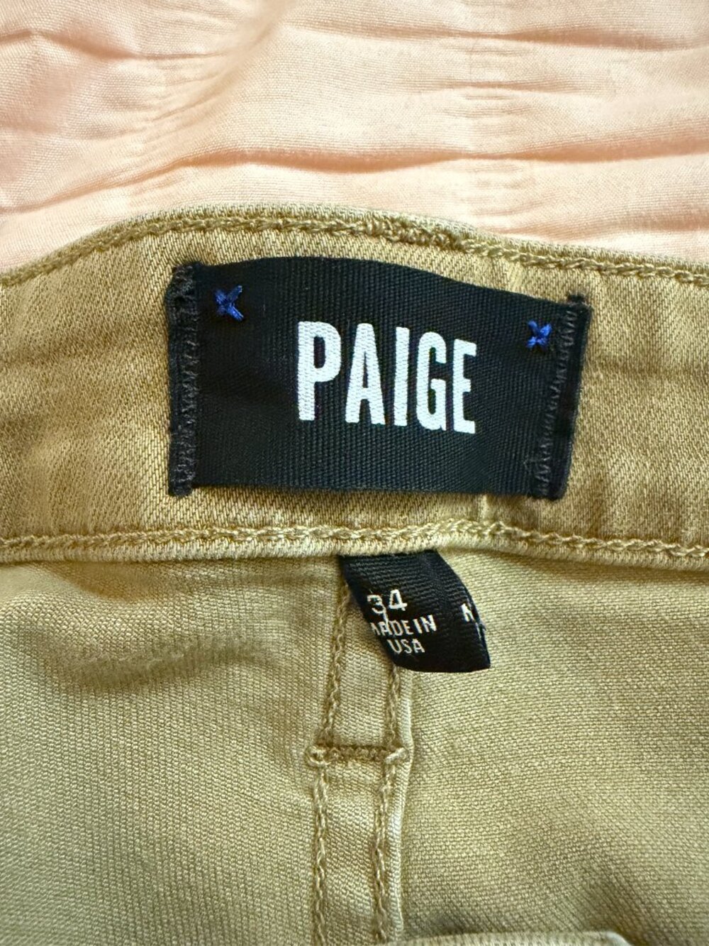 Paige Mens Chinos -- 34